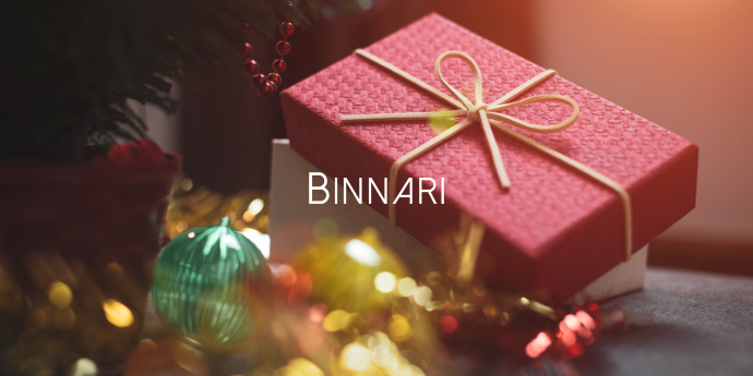 Elige Binnari como regalos de Navidad para amigas.