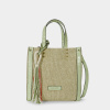 Aveiro raffia handbag by Binnari.
