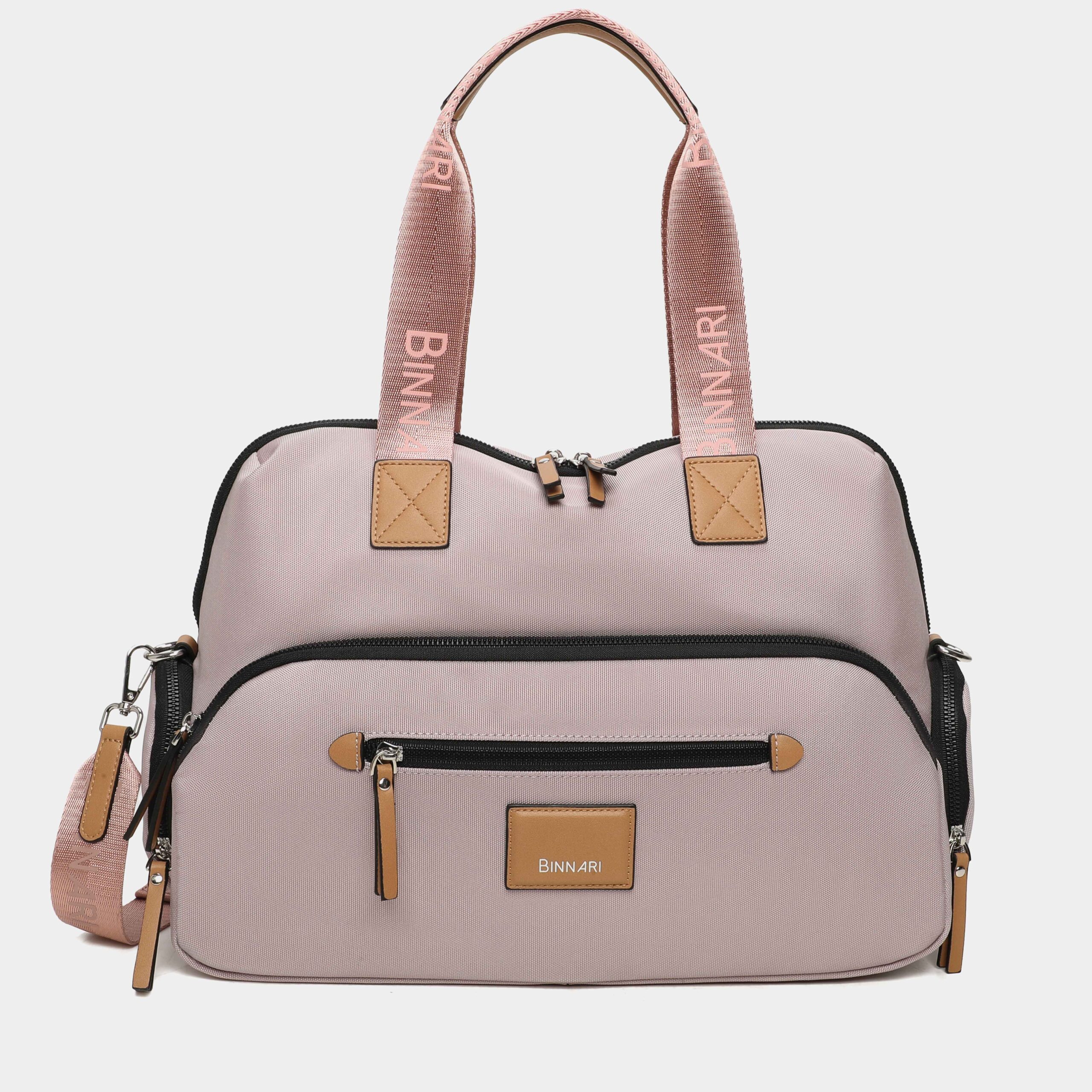 Bolso Tipo Bowling Grande Con Asa Y Bandolera - Capacidad Amplia, Medidas 32x22x11 Cm, Sintético